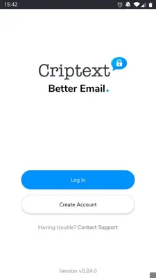 Criptext android App screenshot 1